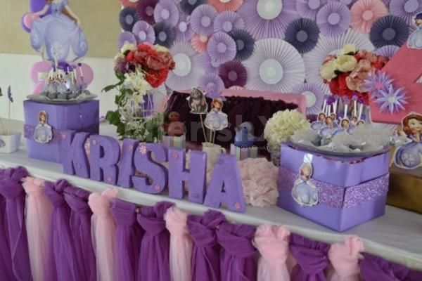 Get a Sophia Theme for your Kid's Birthday By CherishX.