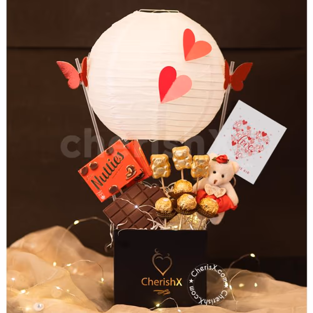 Get a beautiful Chocolate Parachute for your special one.