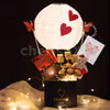 Celebrate this Valentine's Day and week beautifully with CherishX's Exclusive Chocolate Parachute Bucket Gift!