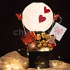 Celebrate this Valentine's Day and week beautifully with CherishX's Exclusive Chocolate Parachute Bucket Gift!