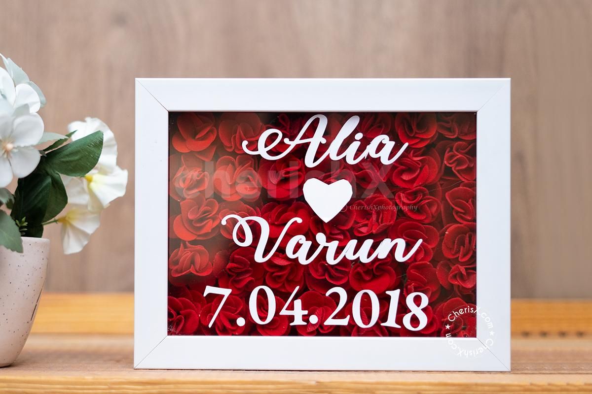 Make your close ones feel special with CherishX's Valentine's Red Rose Frame!