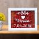 Gift your boyfriend, girlfriend, husband or wife, a beautiful Valentine's Red Rose Frame!