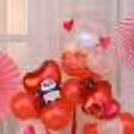 Impress your significant other with CherishX's Teddy Balloon Bouquet!