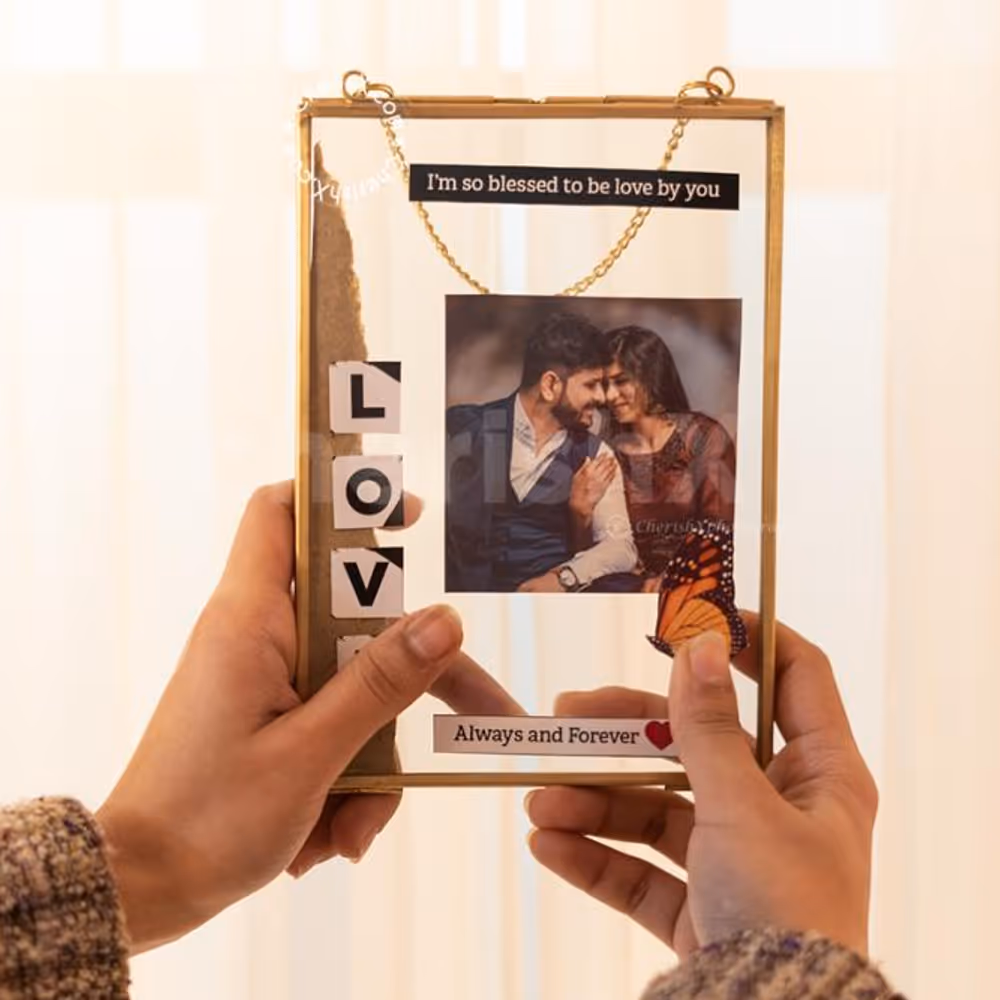 Celebrate this Valentine's Day and week beautifully with CherishX's Exclusive Vintage Love Frame Gift!