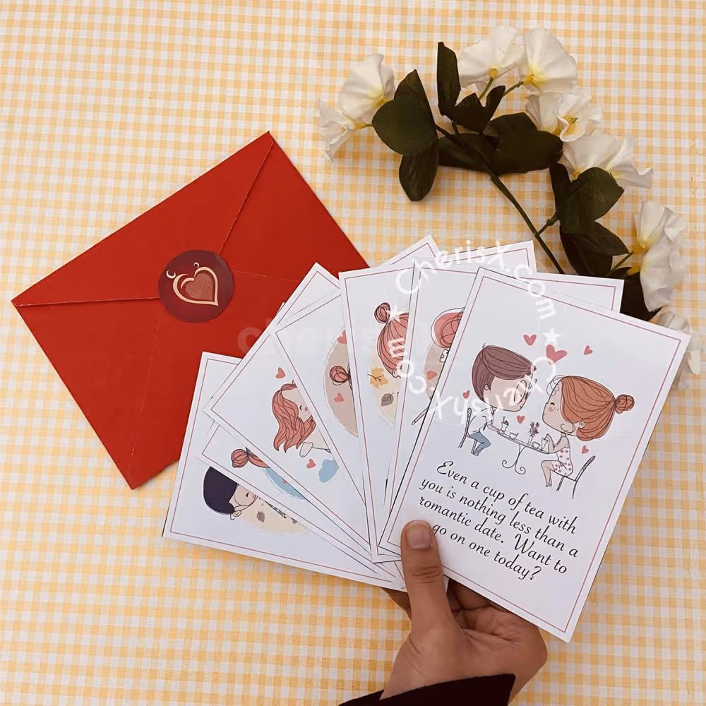 7 Reasons Why I Love You Cards and Love Coupons.