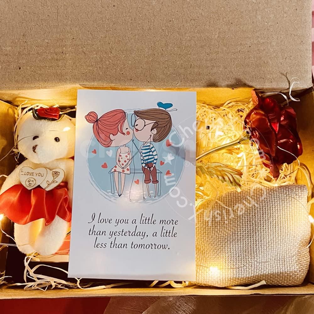 Celebrate this Valentine's Day and week beautifully with CherishX's Exclusive Valentine's Love Rose Hamper Gift!