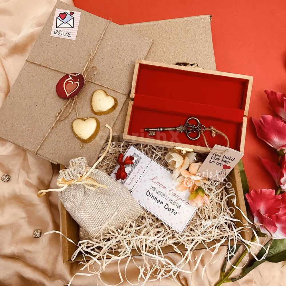 A loving Locking your partner forever hamper by CherishX.