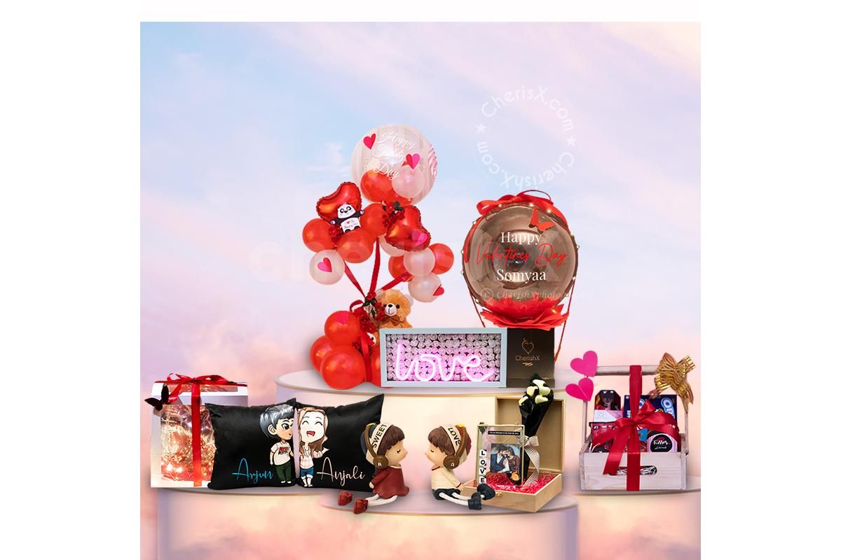 A Valentine's Week Hamper to surprise your partner.