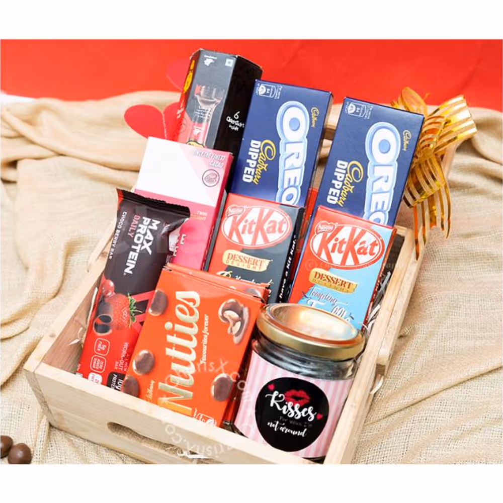 Surprise your partner this Valentine's Day with CherishX's Exclusive Valentine's Sweet Chocolate Hamper Gift!