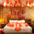 Romantic Red Themed Love You Balloon Decorations — photo 1
