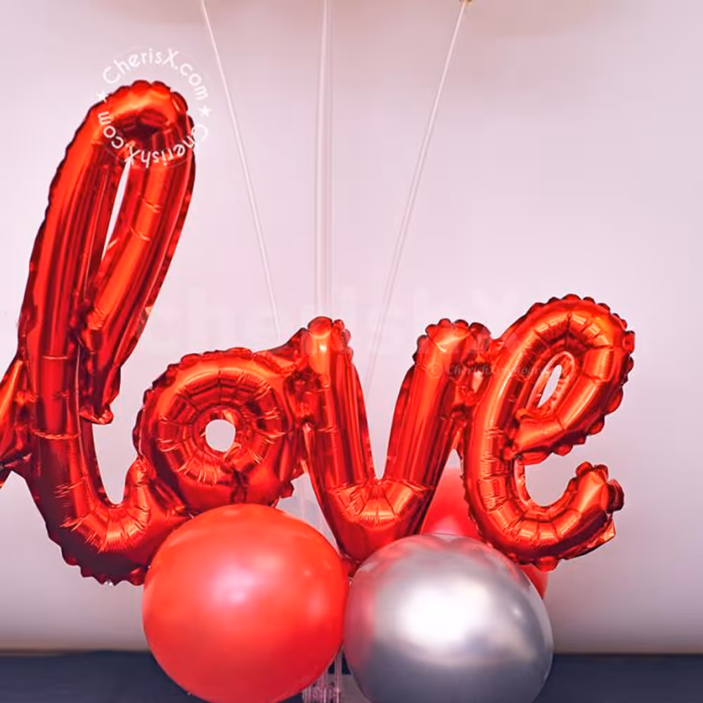 Celebrate this Valentine's Day and week beautifully with CherishX's Exclusive Valentine's Stand Balloon Bouquet Gift!