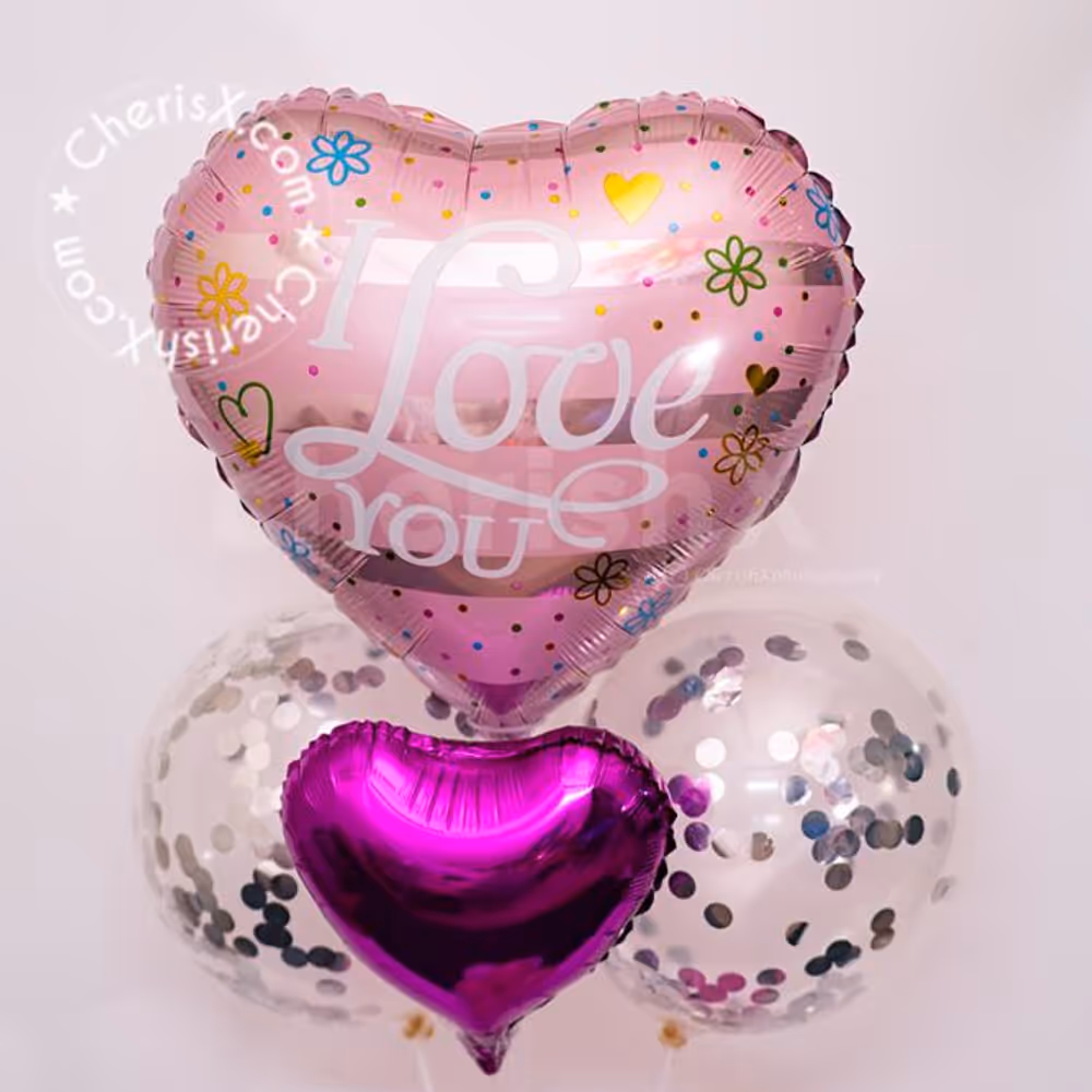 Surprise your Partner on Valentine's Day with this Pretty Pink Balloon Bouquet by CherishX!