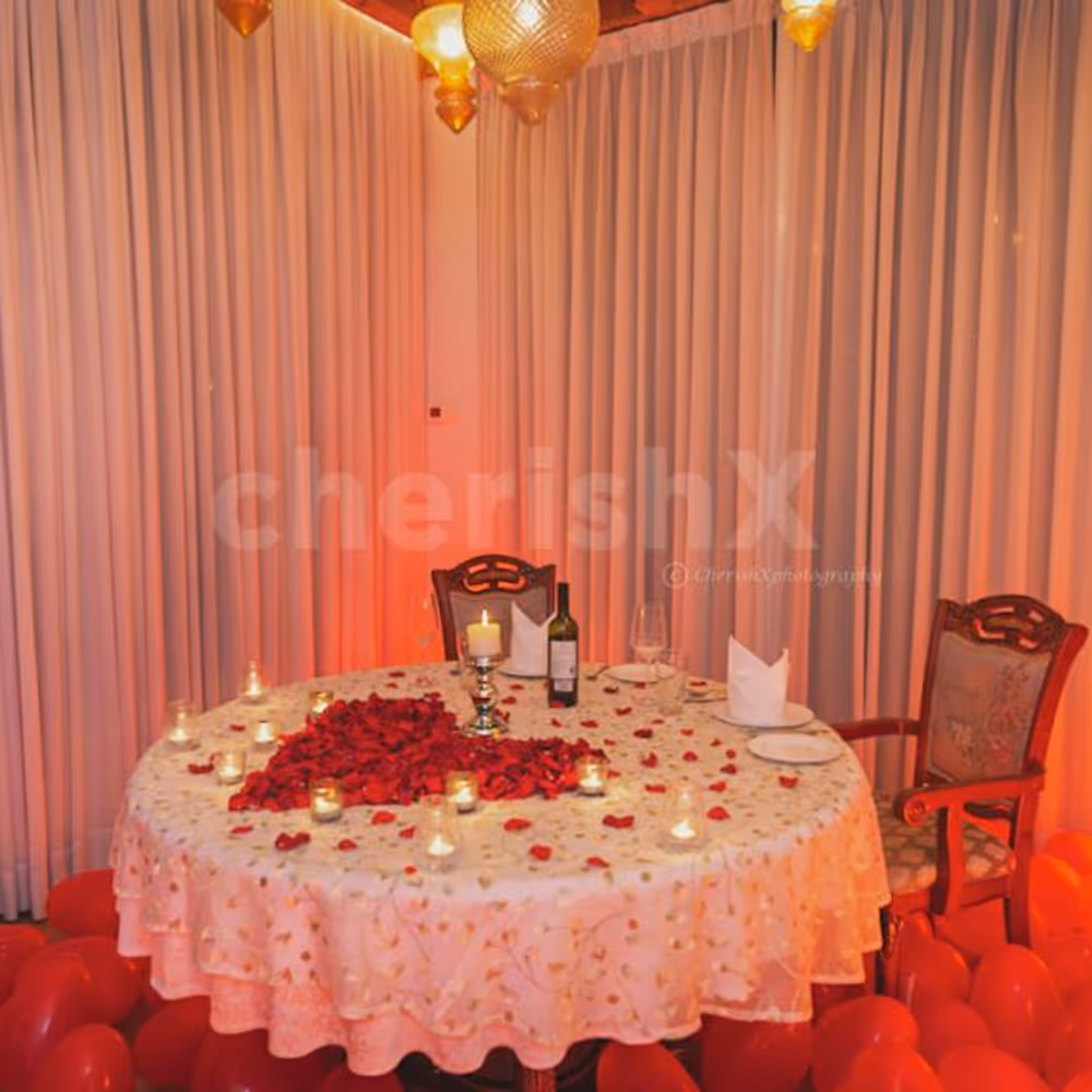 Surprise your partner with this breathtaking Private Poolside Dinner Experience.