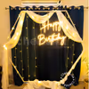A Stunning White Neon Light Birthday Decor by CherishX.