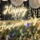 Make your partner feel special with CherishX's Premium White Anniversary Decor!