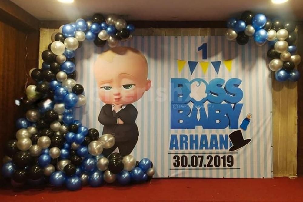 Cute Boss Baby Theme Decoration for Kid's Birthday and Baby Shower Celebrations!