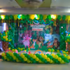 Book a Jungle Theme Decoration for your kid's birthday.
