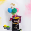 Surprise your friends and family with this Colourful Holi Balloon Bouquet.
