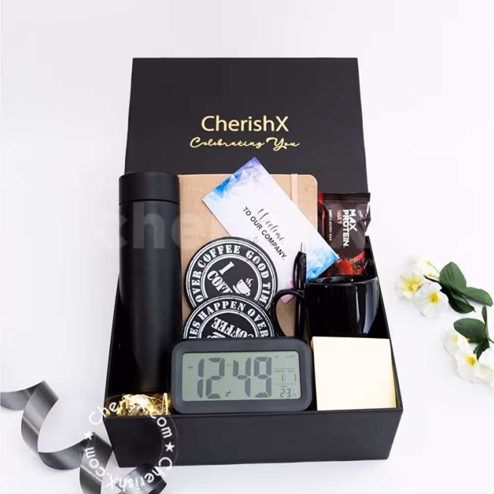 Gift your employees a filled Corporate Hamper.