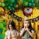 Golden Jungle Theme Birthday Decor — photo 4