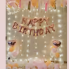Pastel And Rosegold Birthday Decor