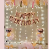 Pastel And Rosegold Birthday Decor