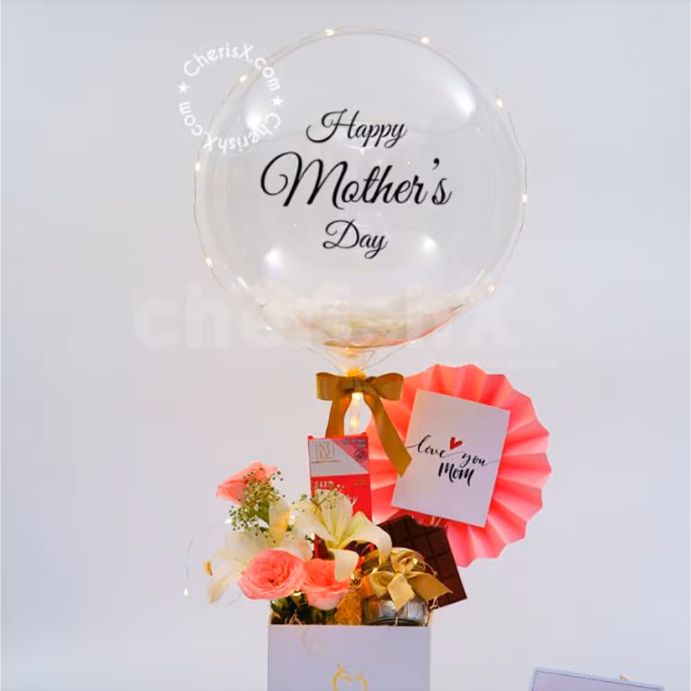 A Gorgeous Mother's Day Gift - Blush Pink Balloon Bouquet for your Celebrations by CherishX