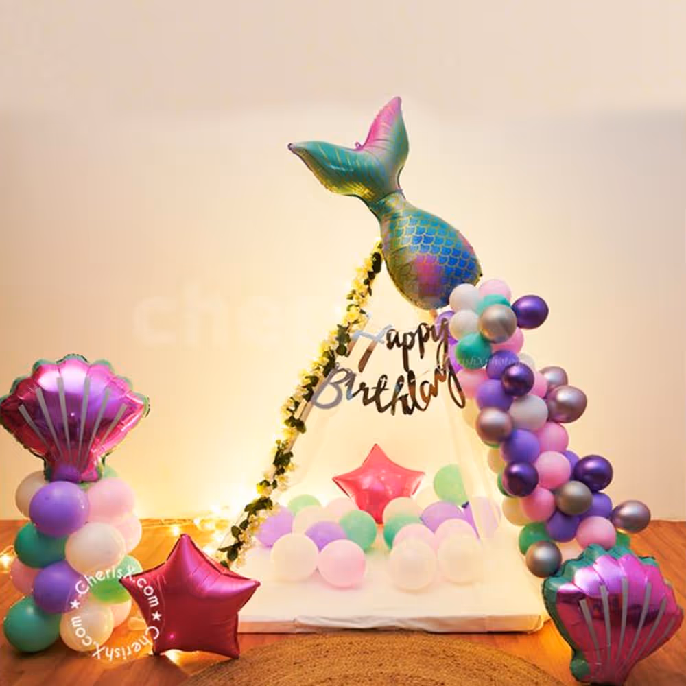 A Gorgeous Mermaid Canopy Theme Decor by CherishX!