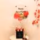 Express your appreciation with CherishX's Red & Gold Balloon Bucket!