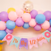Arrange a perfect birthday party decoration for your kid's half birthday!
