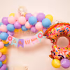 Celebrate your kid's half birthday with CherishX's Donut themed Birthday Decoration!