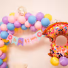 Celebrate your kid's half birthday with CherishX's Donut themed Birthday Decoration!