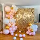 Celebrate your occasions with this Golden Sequin Decor!