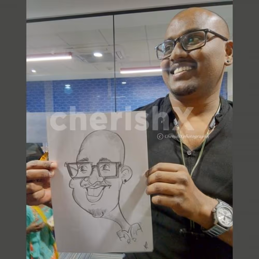 A Fun Caricature Artist Service for your Kid's birthday celebration.