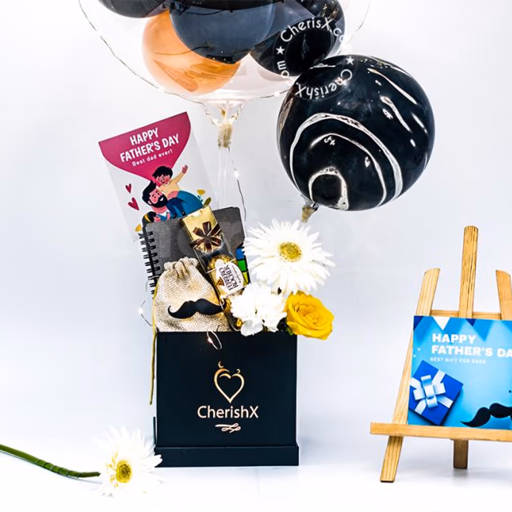 A Black and Grey Father's Day Bucket by CherishX!