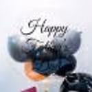 Celebrate Father's Day with CherishX's Black and Grey Balloon Bouquet.