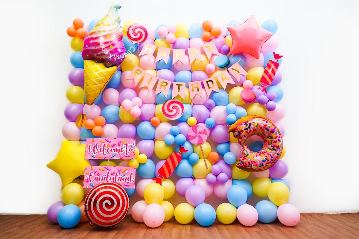 Gift your baby boy or baby girl a Gorgeous Candy Birthday Decoration Surprise!