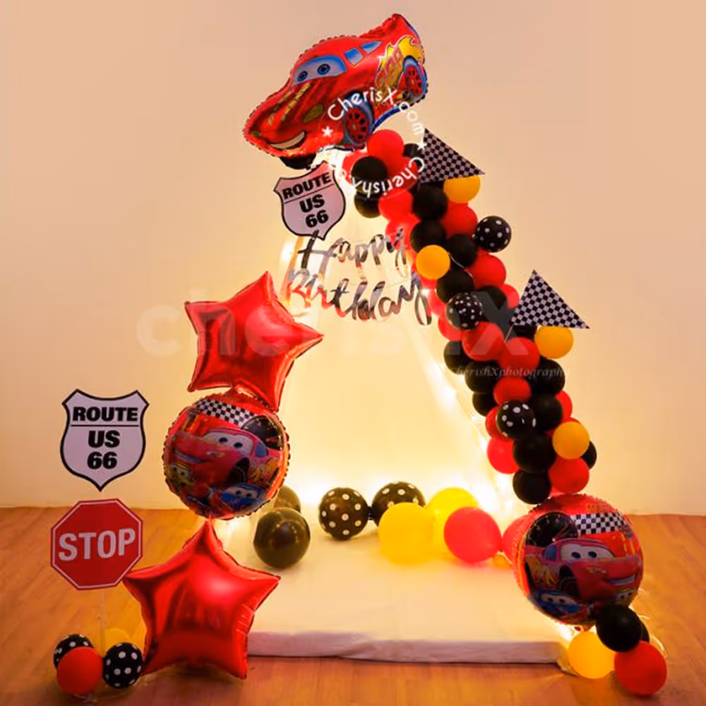 Surprise the adorable kids in your family with this Car Kids Theme Canopy!