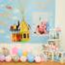 Get this gorgeous balloon decoration for your baby naming ceremony!