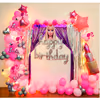 Celebrate your baby girl's birthday with CherishX's Barbie theme birthday decor!