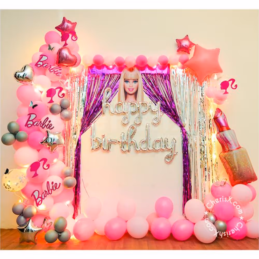 A perfect wall decoration for your baby girl's birthday!