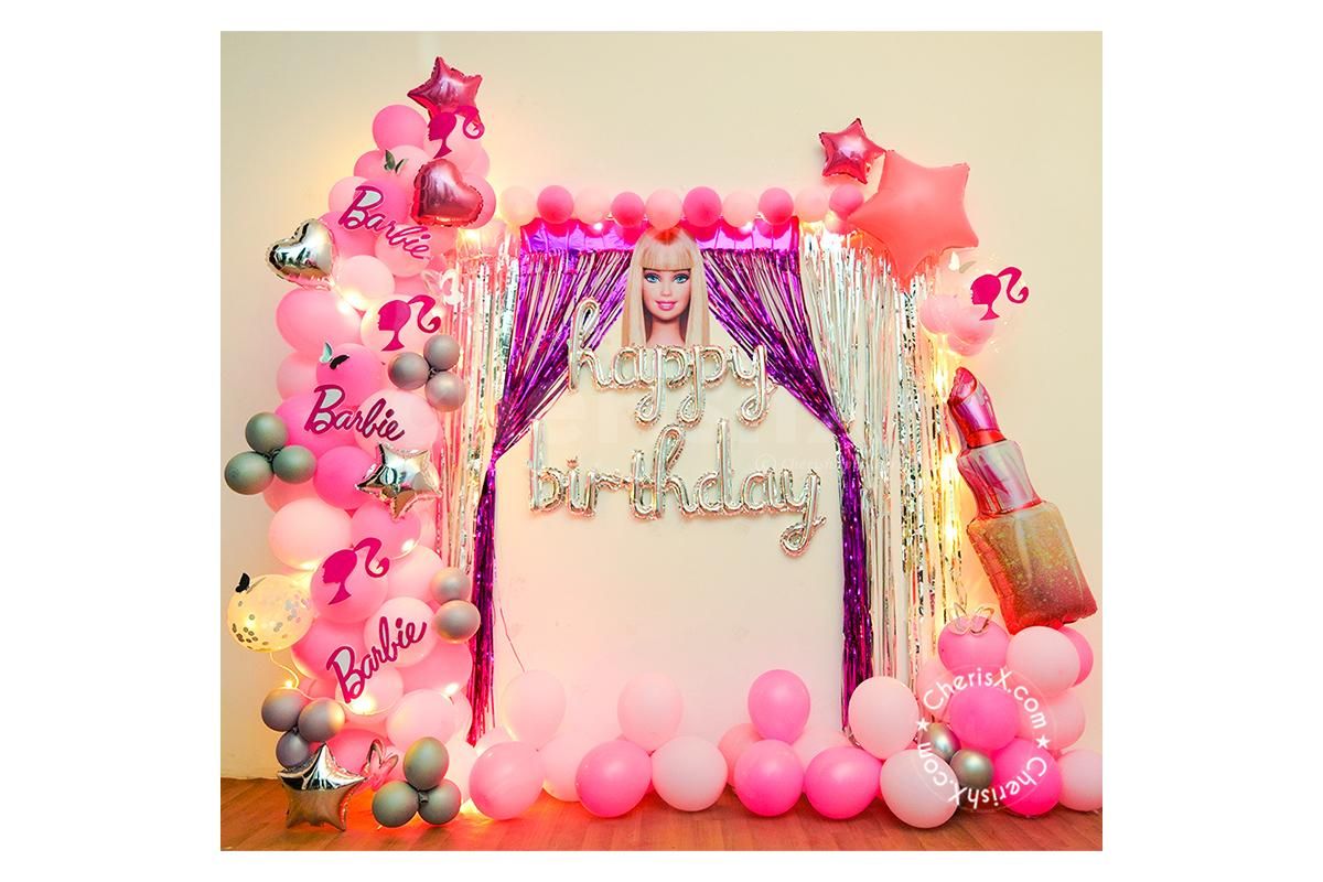 A perfect wall decoration for your baby girl's birthday!