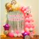 Arrange a beautiful function of naming or cradle ceremony with this gorgeous Pink Baby Themed Decor by CherishX!