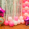 Arrange a beautiful function of naming or cradle ceremony with this gorgeous Pink Baby Themed Decor by CherishX!