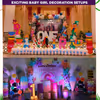 Diamond Kids Birthday Package includes Stage Decoration with Balloon Arch and Wall Flex Banner.