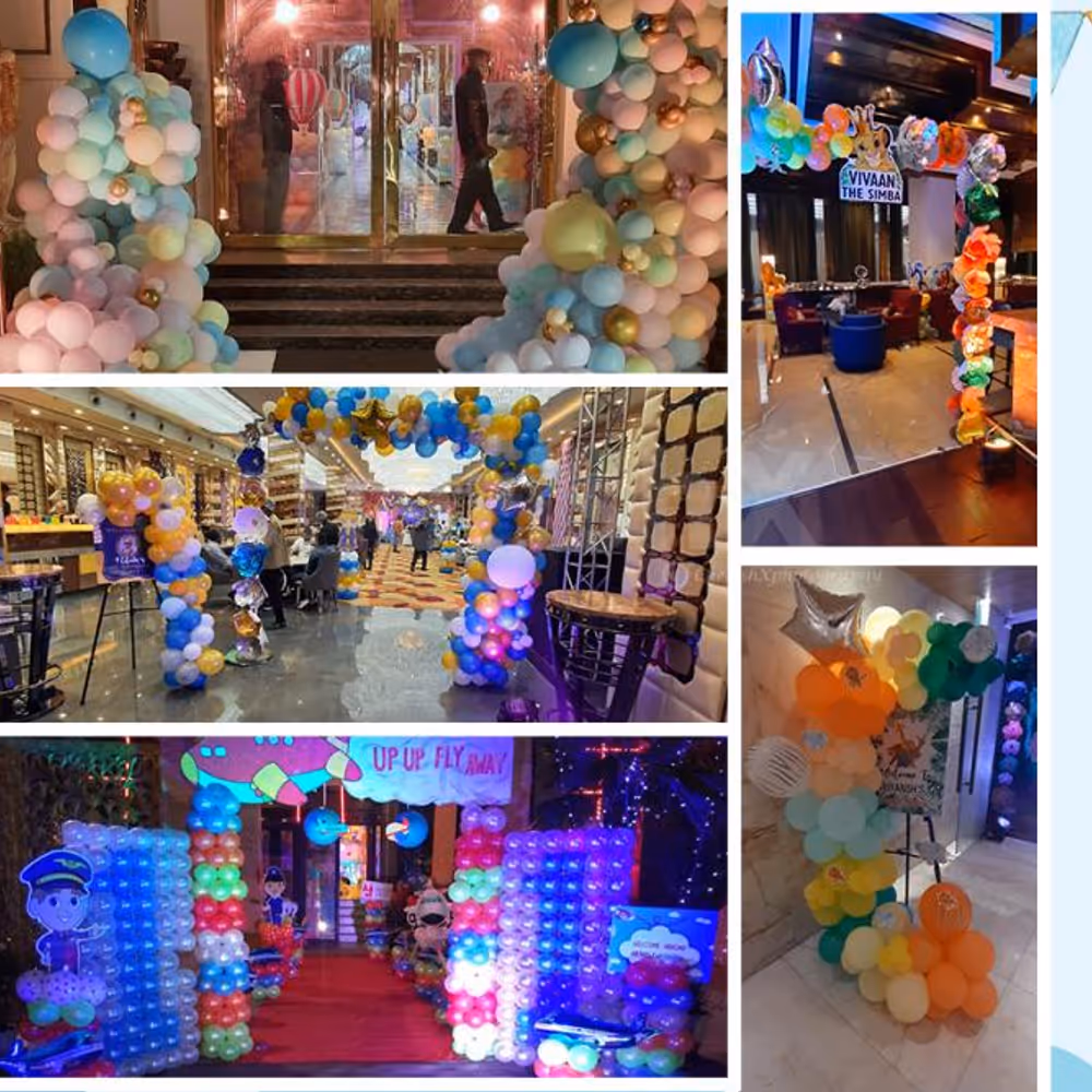 A Gorgeous Balloon Gate Decoration by CherishX under the Platinum Package.