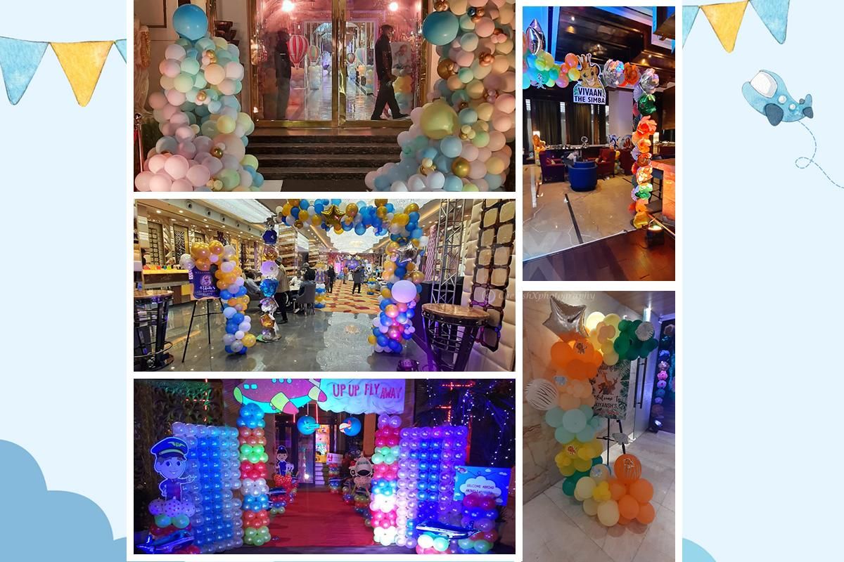 A Gorgeous Balloon Gate Decoration by CherishX under the Platinum Package.