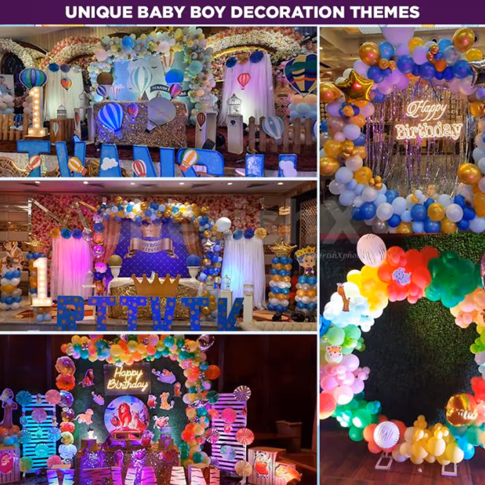 Unique Baby Boy Decoration Themes to have for your baby boy's birthday.