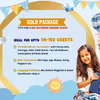 The Gold Package for Kids Birthday by CherishX is perfect for your kid's Grand Birthday Party!