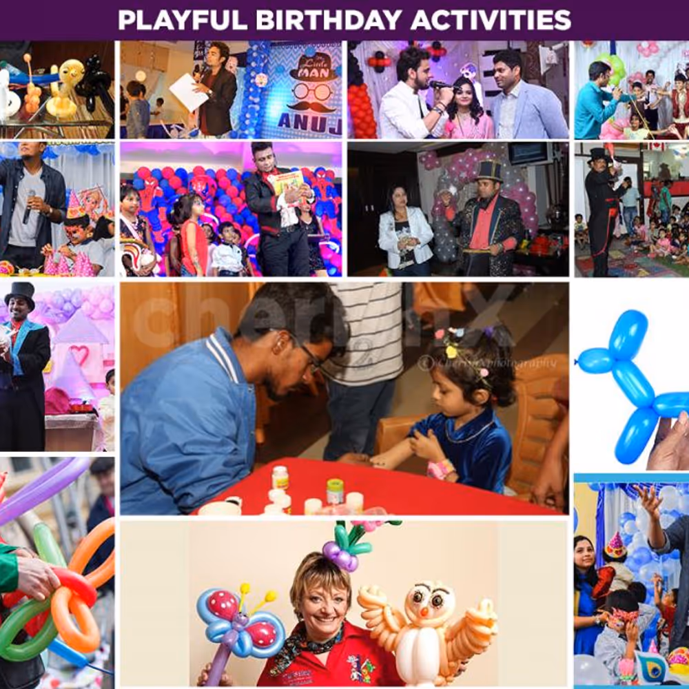 Gold Pack with Playful Birthday Activities to make your kid's birthday party memorable!